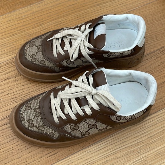 Gucci Brown and Tan Sneakers - Picture 2 of 8